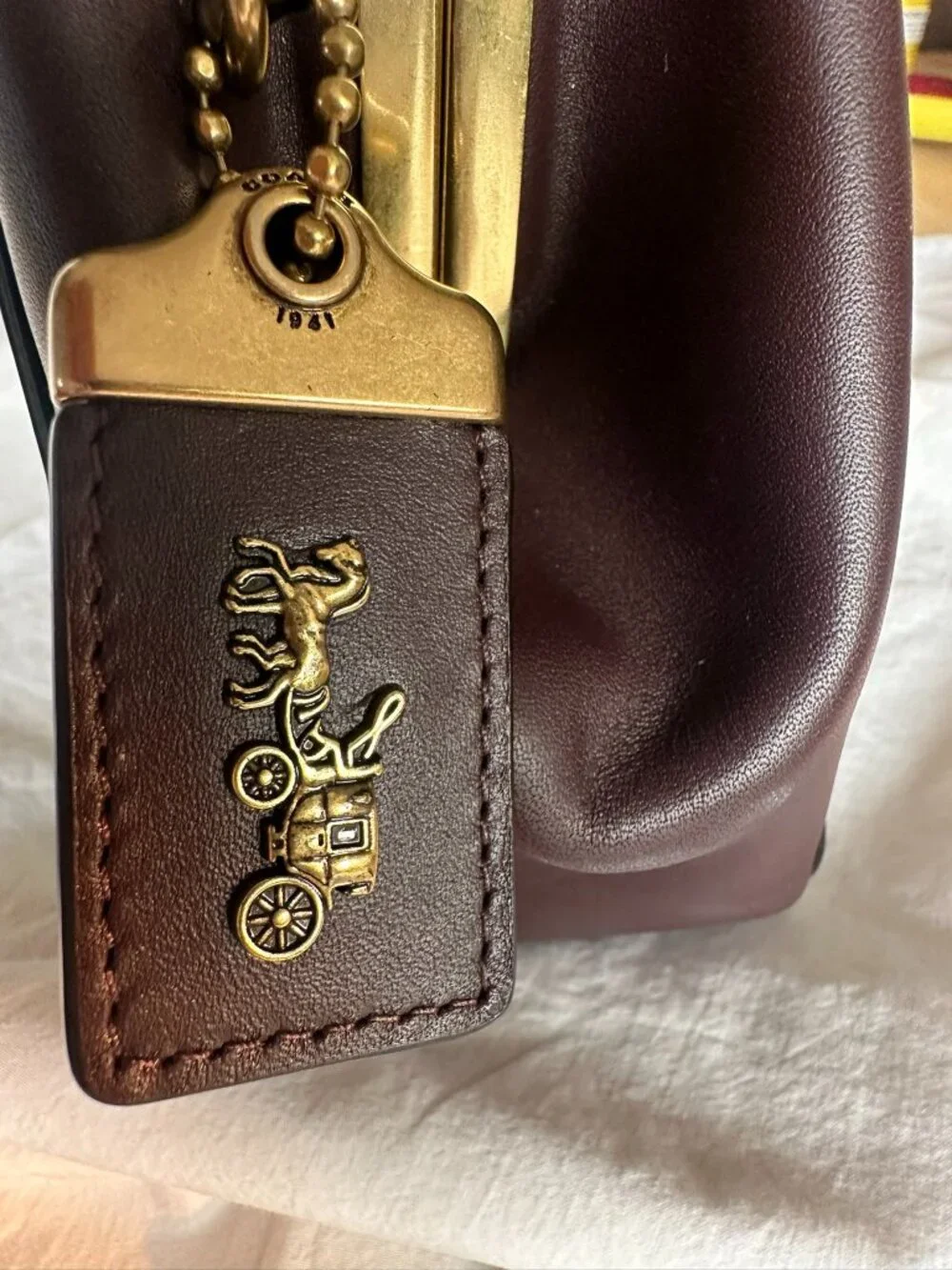 Coach Kisslock Frame Bag
